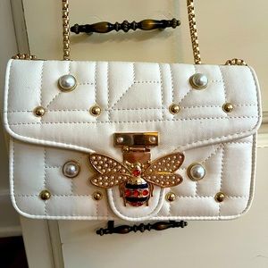 White purse